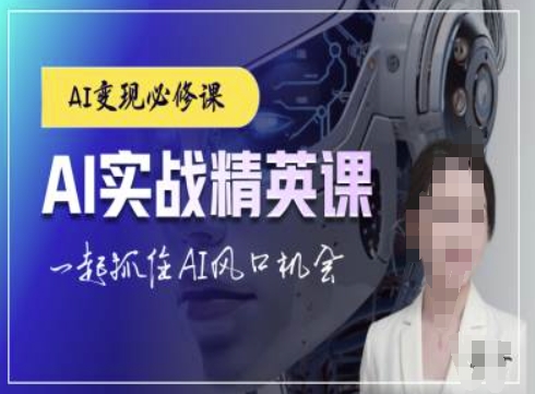 AI实战精英课，chatgptAI实战教程，一起抓住AI风口的机会-热点1站 - 热点知汇专注网赚项目资源知识聚汇