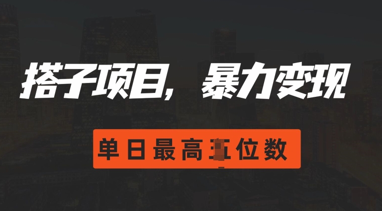 2024搭子玩法，0门槛，暴力变现，单日最高破四位数【揭秘】-热点1站 - 热点知汇专注网赚项目资源知识聚汇